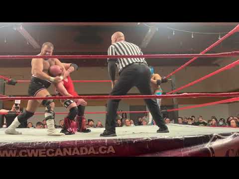 Cwe tag team match Danny Duggan and James Roth vs mentallo and Rob stardom