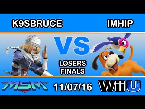 MSM 73 - INF | K9sbruce (Sheik) Vs. TiE | ImHip (Duck Hunt) Losers Finals - Smash Wii U
