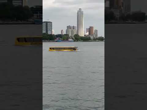 BUS CROSSING ON RIVER
