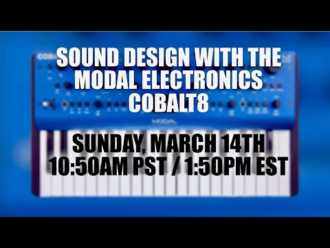 Sound Design on the Modal Electronics COBALT8