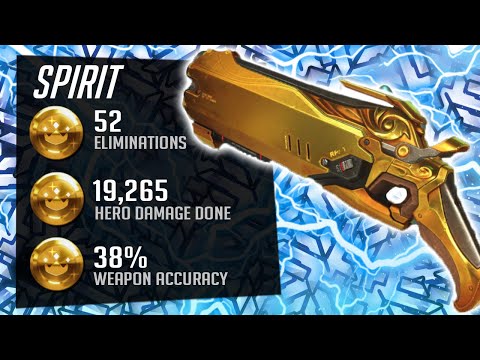 Spirit Reaper is OP?! 52 elims! Reaper Buff! [ Overwatch Season 28 Top 500 ]