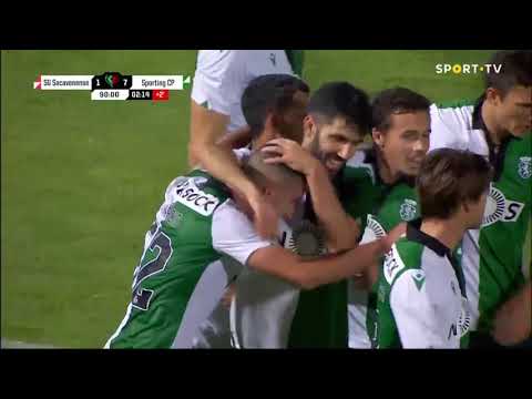Goal | Golo Gonçalo Inácio: Sacavenense 1-(7) Sporting (Taça da Portugal 20/21)