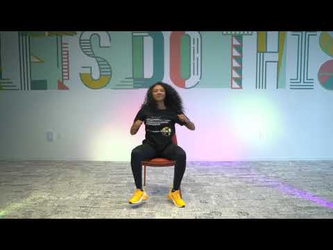 Chair One Fitness High Intensity Choreo to She's A Bad Mama Jama