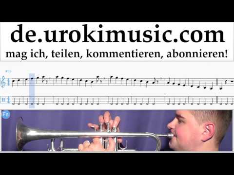 Trompetenunterricht Mission Impossible - Theme Noten Lernen Teil#1 um-i995