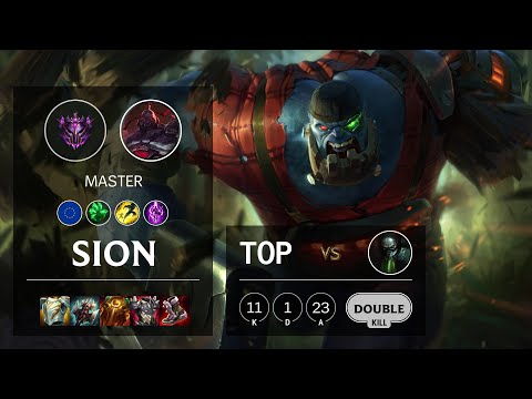Sion Top vs Urgot - EUW Master Patch 11.1
