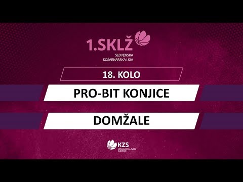 Pro-Bit Konjice : Domžale - 18. kolo - 1. Ž SKL - Sezona 2019/20 - 3/4