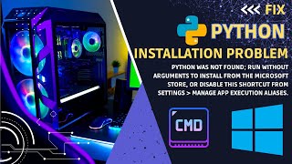 Download the video "Fix Python was not found Error in Windows; run without arguments to install from the Microsoft Store"