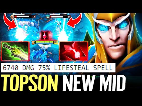 🔥 TOPSON Skywrath Mage 100% NEW META MID — Bloodstone 5740 DMG Ultimate Aghanim EB Dota 2 Pro