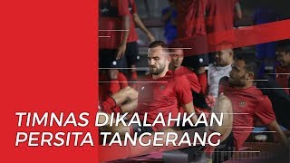 Jalani Uji Coba, Timnas Indonesia Tumbang 1-4 Lawan Persita Tangerang