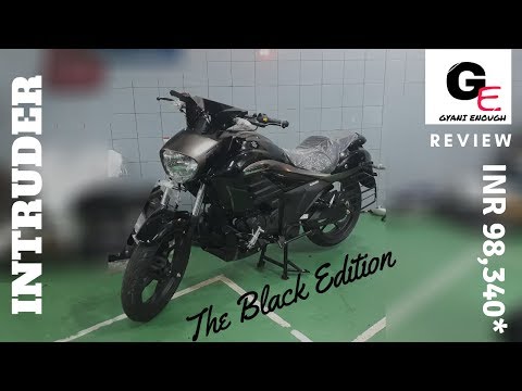 suzuki intruder black variant | detailed walkaround review !!!!! Video
