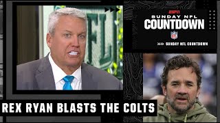 Rex Ryan didn't hold back on Jeff Saturday and the Colts after their historic loss 😳