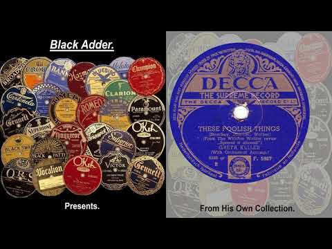 Greta Keller - These Foolish Things(1936)