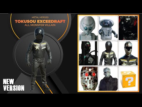 Tokusou Exceedraft all monster villain