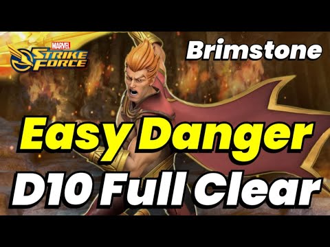 BRIMSTONE DANGER SECRETS! EASY CLEAR! NO IMMORTAL OR UNDYING! DIAMON IS GOAT | MARVEL Strike Force