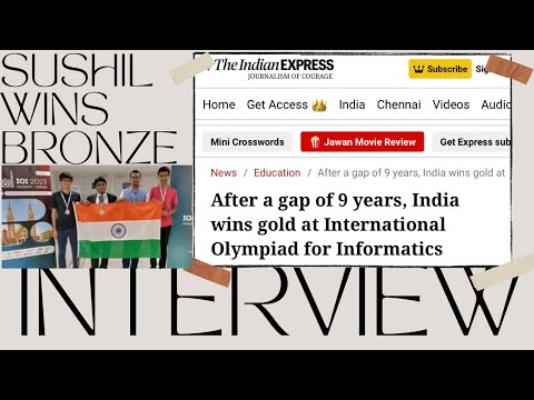Unveiling India's IOI Bronze Medalist: An Inspiring Student Interview