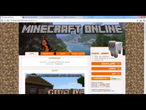 MINECRAFT ONLINE - COMO JOGAR ONLINE NO SERVIDOR