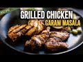 Garam Masala Grilled Chicken Thighs With Lemon Yogurt Marinade