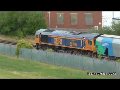 GBRf Class 66 No. 66755 on 6E09 Liverpool Biomass Tml - Drax Aes on 17.7.18 - HD