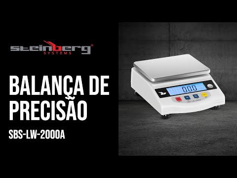 vídeo - Balança de precisão - 2000 g / 0,05 g - LCD