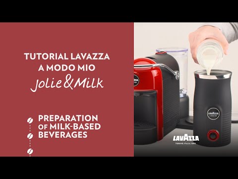 Lavazza A Modo Mio Jolie&Milk - Tutorial preparation of milk-based beverages | Lavazza