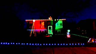 Travis Family Lights 2014- REO Speedwagon- Deck the Halls