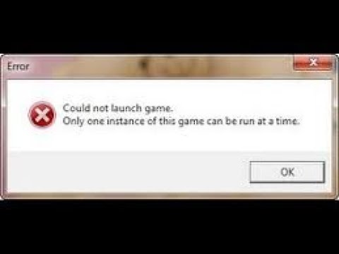 Only one instance of this game can be run at a time! Counter Strike 1.6 Fix error