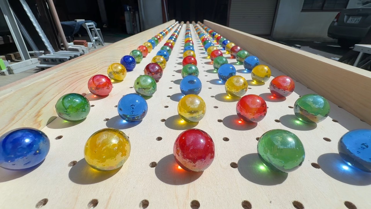 マーブルラン203 marble run 大人気マーブルラン　みんなの癒しコース　お楽しみ動画
