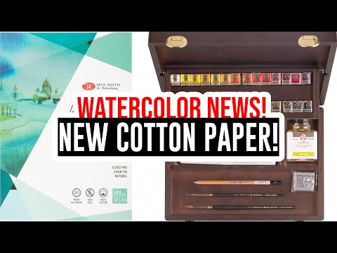 Watercolor News🎨 - New Cotton Paper from White Nights - Fancy Set on Clearance
