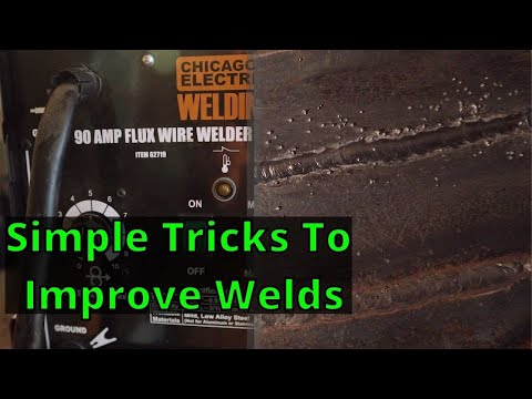 How to weld with a Flux-Core Welder From Harbor Freight!