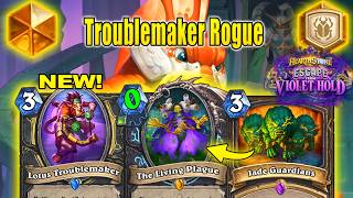 Most Broken Card Ever Made In History Of The Game! Rogue Is OP Escape from Violet Hold | Hearthstone