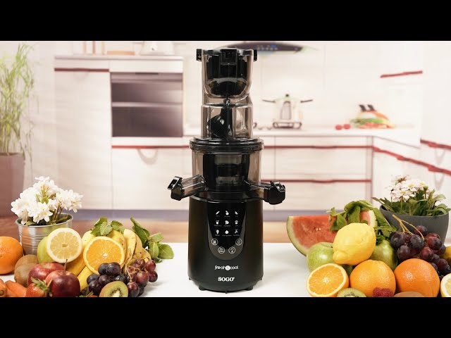 Sogo LIC-SS-5125 Espremedor Elétrico de Tomate 200 W Preto video