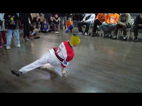 до 9 лет bboy Артем vs Shotgun - "ALL OPTION" break dance battle