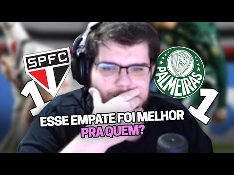 CASIMIRO REAGE AOS GOLS DE SÃO PAULO 1X1 PALMEIRAS PELA LIBERTADORES 2021 | Cortes do Casimito