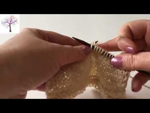 Yarnover, Knit 2 Together / Yo k2tog