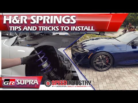 Toyota Supra H&R Springs - Installation guide and tips