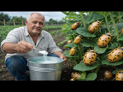 När jag tillsätter DETTA i vattnet flyr alla skadedjur från trädgården