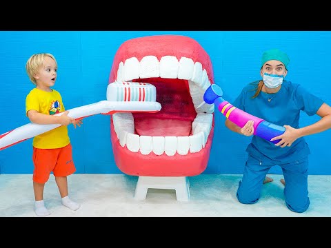 Chris lernt, wie wichtig es ist, sich um seine Zähne zu kümmern