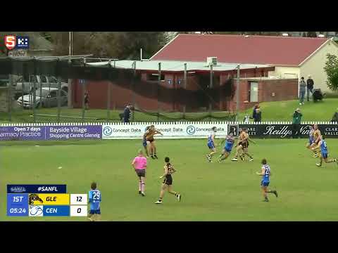 Rd 11 Hostplus SANFL Snapshot - Central's Mani Liddy crumbs & kicks checkside on the run