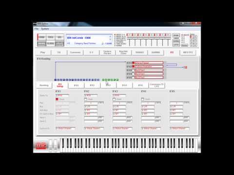 Creating the Snarling Pig (Jordan Rudess) on Korg M3 / M50 / Oasys / Kronos - Combi (3/4)