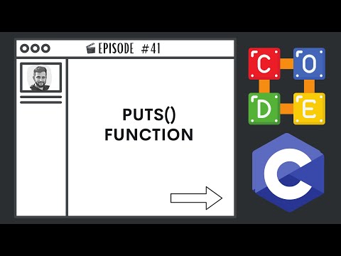 Puts Function Ep 41 C Programming Language