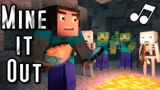 ♪ "Mine It Out" - A Minecraft Parody of will.i.am's Scream and Shout (Music Video)