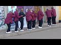 Ladysmith Allen Home Isicathamiya Group Street Performance