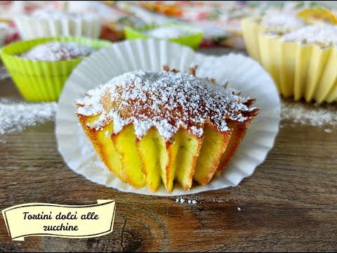 Tortini dolci alle zucchine, semplici e veloci ,ideale per la colazione . #zucchine