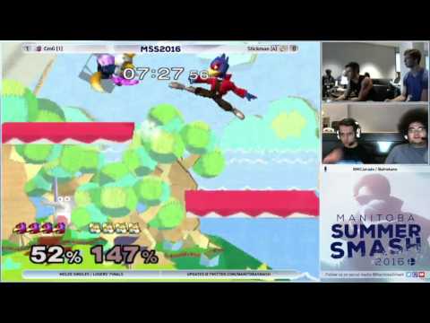 MSS2016 CmG (Falco) vs. Stickman (Fox) - Melee Singles LF