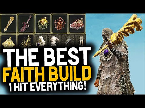 Elden Ring THE MOST POWERFUL FAITH BUILD  *1 HIT EVERYTHING*  - Best Faith Build In Elden Ring
