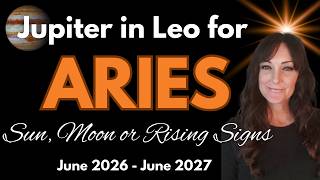 ❤️✨Unstoppable Joy, Passion &amp; Romance for Aries - Jupiter in Leo 5th House