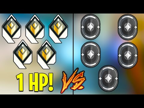 Valorant: 5 Radiant with 1 HP VS 5 Iron Players! - Who Wins?