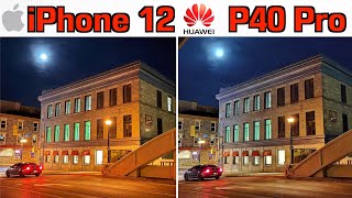 iPhone 12 VS Huawei P40 Pro Camera Comparison!