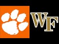 2022 College Football 5 Clemson Vs 21 Wake Forest Full Game