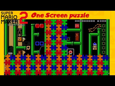 Super Mario Maker 2 - One Screen Puzzle & Easy Speedrun by SDFC Kiyu